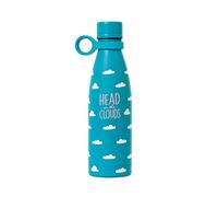 Legami - Hot&Cold, botella térmica de 500 ml, diámetro 7 cm, ligera y resistente, cierre hermético, asa de silicona extraíble, tema Cloud, Head in the Clouds, sin BPA ni ftalatos