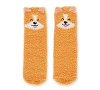 Legami - It's A Match, Calcetines Antideslizantes para Adultos, Calcetines Suaves, Tema Corgi, Talla 35-42