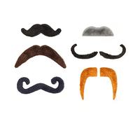 Legami- Juego de 6 Bigotes Falsos autoadhesivos - Hot Mou-Stache, Medium (FMU0001)