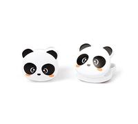 Legami - Juego de 6 clips para cerrar paquetes, 4 x 3,3 cm, tema Panda