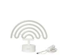 Legami - Lámpara Led Efecto Neón, It's a Sign, Tema Rainbow, Doble Alimentación, Cable Tipo-C (Incluido) o Pilas (no Incluidas), Lámpara de Mesa