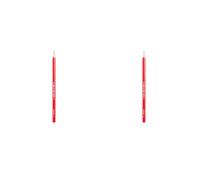 Legami - Lápiz con forma de corazón, Love at First Write, diámetro 0,7 cm, Mina HB, Frase Impreso en Hoja de Oro (Paquete de 2)