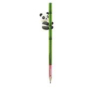 Legami - Lápiz con goma, I Love Bamboo, Ø 0,7 cm, H 18 cm, Mina HB, Variante Panda, Trazo Preciso, para Dibujar y Escribir