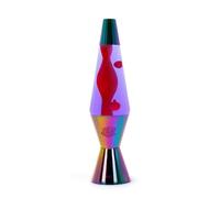 Legami - Lava Lamp Magmastic, lámpara de lava con efecto relajante, líquido violeta y lava roja, bombillas incluidas, diámetro 11 cm, altura 36,3 cm, tema Holo Fairy