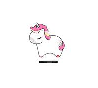 Legami- Unicornio Pizarra magnética, Marcador con Fieltro para borrar e imán en la Tapa, Belive in Magic, Tema Unicorn, Color Rosa, Medium (MBO0089)