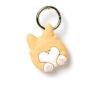 LEGAMI Llave Ring For Airtag Llavero AirTag, 3,8 x 5 cm, de silicona y metal - Tema Heart - Personaliza tu dispositivo - Protege sin obstaculizar la señal mixta, Corgias, talla única, Casual
