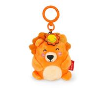 Legami - Llavero Super Soft! con tema de león, llavero de peluche, colgante con mensaje grabado y mosquetón de zinc, 7 x 11 cm, naranja., S