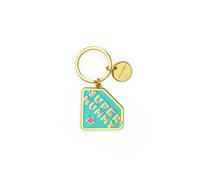 Legami Llavero unisex de metal esmaltado, llavero What a Keyring!, L 7 cm, zinc, tema scooter, anillo en espiral, acabado brillante, colores brillantes, colgante para decorar el bolso, Super Mummy,