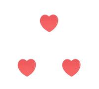 Legami - Lovely Notes - Bloc de notas adhesivas (Paquete de 3)