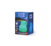 Legami - Luz nocturna recargable Soft Dreams para niños, tema dinosaurio, multicolor, cable USB tipo C incluido, 8,3 x 13 cm