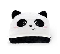 Legami - Manta con Capucha Cosy Hugs! Tema Panda con Bolsillos calientamanos y Capucha, Manta de poliéster, Cierre de botón, 150 x 125 cm