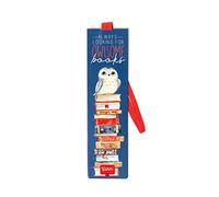 Legami - Marcador de páginas con elástico para guardar el libro cerrado, papel certificado plastificado, 4,7 x 17,5 cm, diseño de búho