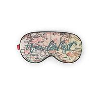 Legami - Máscara de noche con elástico ajustable, práctica y cómoda, bloquea las luces, 20,5 x 10 cm, tema de viaje, adecuado para viajes y sueño