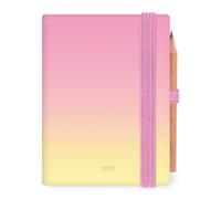Legami - Mini calendario bimensual 2027, Sunrise Lover, 12 meses, incluye libreta de direcciones y lápiz, cierre con banda elástica, enero 2027-diciembre 2027, papel certificado por FSC, 7 x 10 cm