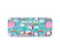Legami - Mini Juego de Agua con Anillos, sin Pilas, portátil, 15,2 x 7 cm, Tema Unicorn