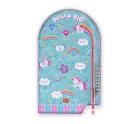 Legami - Mini Pinball, Juego portátil, 17,7 x 29 cm, Tema Unicorn, PBG0003