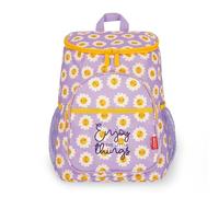 Legami - Mochila térmica Cooler Backpack, Daisy, Resistente, Aislante térmica, a Prueba de goteos, espaciosa, Compartimento Principal, Bolsillo Central, 2 Bolsillos Laterales, 29 x 35 x 21 cm