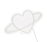 Legami – Panel luminoso efecto neón – Tema Saturno – Decoración interior 27 x 17.5 x 8 cm