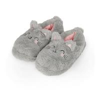 Legami - Pantuflas Cosy Slippers, Tema Kitty, Medium, Talla EU 39-41, UK 6-7, Suela de Goma, Lavables en Lavadora