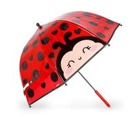Legami Paraguas infantil Dancin' In The Rain – Ladybug, cortaviento, apertura manual, 73x65 cm