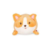 Legami - Peluche Super Soft, Tema Corgi, Tamaño Mini, con Tarjeta de Identificación Personalizable, se sostiene Solo, 14x15x12 cm