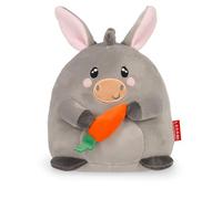 Legami - Peluche Super Soft!, Tema Donkey, tamaño Mini, con Tarjeta de identificación Personalizable, se sostiene Solo, 14x15x12 cm