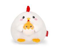 Legami - Peluche Super Soft!, Tema Hen, tamaño Mini, con Tarjeta de identificación Personalizable, se sostiene Solo, 14x15x12 cm