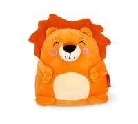 Legami - Peluche Super Soft, Tema Lion, Tamaño Mini, con Tarjeta de Identificación Personalizable, se sostiene Solo, 14x15x12 cm