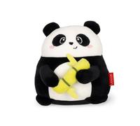 Legami - Peluche Super Soft, Tema Panda, Tamaño Mini, con Tarjeta de Identificación Personalizable, se sostiene Solo, 14x15x12 cm