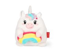 Legami - Peluche Super Soft, Tema Unicorn, Tamaño Mini, con Tarjeta de Identificación Personalizable, se sostiene Solo, 14x15x12 cm