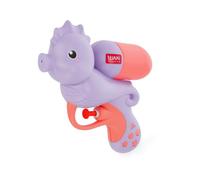 Legami - Pistola de Agua - Water Gun, Pistola jardín Agua para niños Adultos, Pistola de Agua Potente, Chorro de 2,5 Metros, Ideal para Fiestas refrescarse, Capacidad 50 ml, Tema Seahorse