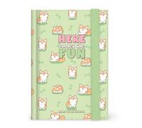 Legami - Photo Daily Planner 2025-2026, Corgi, 16 meses Small, Agenda de septiembre de 2025 a diciembre de 2026, Cierre elástico, Papel certificado FSC, 9,5 x 13,5 cm