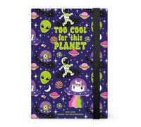 Legami - Photo Daily Planner 2025-2026, Space, 16 meses Medium, Agenda de septiembre de 2025 a diciembre de 2026, Cierre elástico, Papel certificado FSC, 9,5 x 13,5 cm