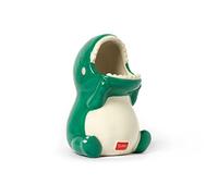 Legami - Portalápices de cerámica, diseño de dinosaurios, 12 x 9,7 cm, pintado a mano