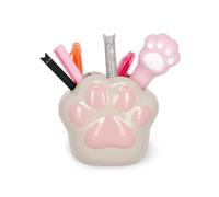 Legami - Portalápices de cerámica, Tema Kitty Paw, Desk Friends, Pintado a mano, Idea para regalo, Organizador de escritorio