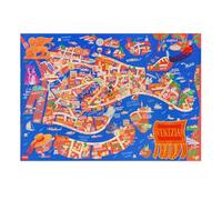 Legami- Puzzle de 1000 Piezas, con póster guía y sobre de Tela, Tema Venecia, Juego de Mesa, en cartón plastificado y Tela, 68 x 48 cm