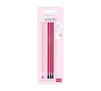 Legami - Recambio para bolígrafo de gel borrable, juego de 3 piezas, altura 13 cm, tinta termosensible rosa, punta 0,7 mm