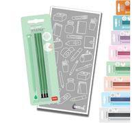 Legami - Recambios de gel para bolígrafos con sobre Tinte Ink (verde (paquete individual)