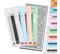 Legami - Recargas de gel para bolígrafo de gel borrable con sobre de Tinte Ink (Azul, Negro, Rojo y Verde (Pack de cuatro))