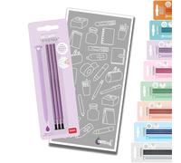 Legami - Recargas de gel para bolígrafo de gel borrable con sobre Tinte Ink (Morado (Paquete individual))