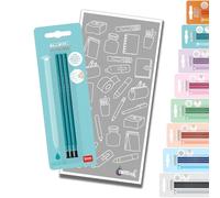 Legami - Recargas de gel para bolígrafo de gel borrable con tinta Tinte Ink, sobre (turquesa (paquete individual))