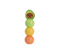 Legami - Resaltador 3 en 1, colores pastel, verde, amarillo, naranja, secado rápido, temática aguacate