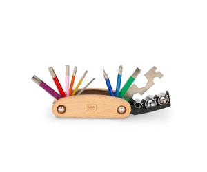 Legami Riparazione Bicicletta Kit de reparación de Bicicleta, Adultos Unisex, marrón, S