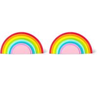 Legami RST0001 - Bloc de notas adhesivo con forma de arco iris, 12 x 6 cm, 152 hojas adhesivas extraíbles y reposicionables en 8 colores diferentes (Paquete de 2)