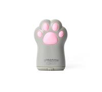 Legami - Sacapuntas con recipiente, Meow, 4,5 x 7 cm, de plástico, doble orificio para lápices estándar y jumbo, tapa plegable, depósito para virutas, espejo en la parte posterior