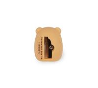 Legami - Sacapuntas - Mini Friends, Sacapuntas Ideal para Niños, Fácil de Agarrar Lápices y Lápices y Pasteles, Papelería Escuela y Oficina, Dimensiones 3 x 4,5 x 2 cm, Tema Teddy Bear