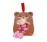 Legami - Set de 10 Bombas de Baño - Bath Bombs, en Forma de Corazón, Aromáticas, con Ingredientes Naturales, 100% Veganas, Probadas Dermatológicamente