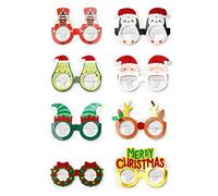 Legami - Set de 8 vasos de Navidad de papel, 8 formas diferentes de temática navideña, tamaño único, 14,5x11,6 cm