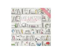 Legami Sketchy Cats - Calendario de pared 2025, grande, 30 x 29 cm, 12 meses y planificador anual, espacio para notas y notas, en inglés, signos del zodiaco y fiestas internacionales, Sketchy Cats