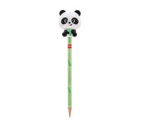 LEGAMI Squeezies - Lápiz con diseño de panda "Hug Me" con suave accesorio antiestrés, Kawaii Papelería para la escuela, tareas, notas y dibujo, estudio y oficina